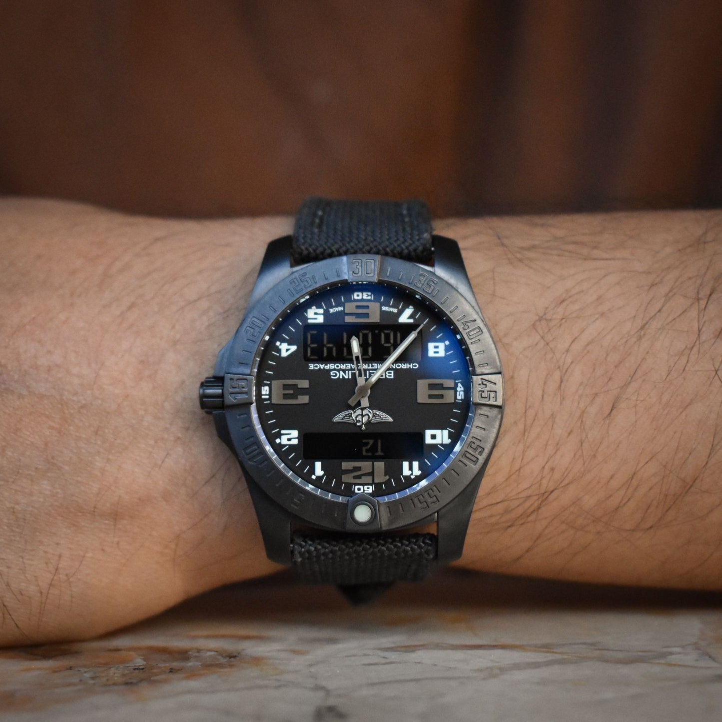 Pre-owned Breitling Aerospace V79363
