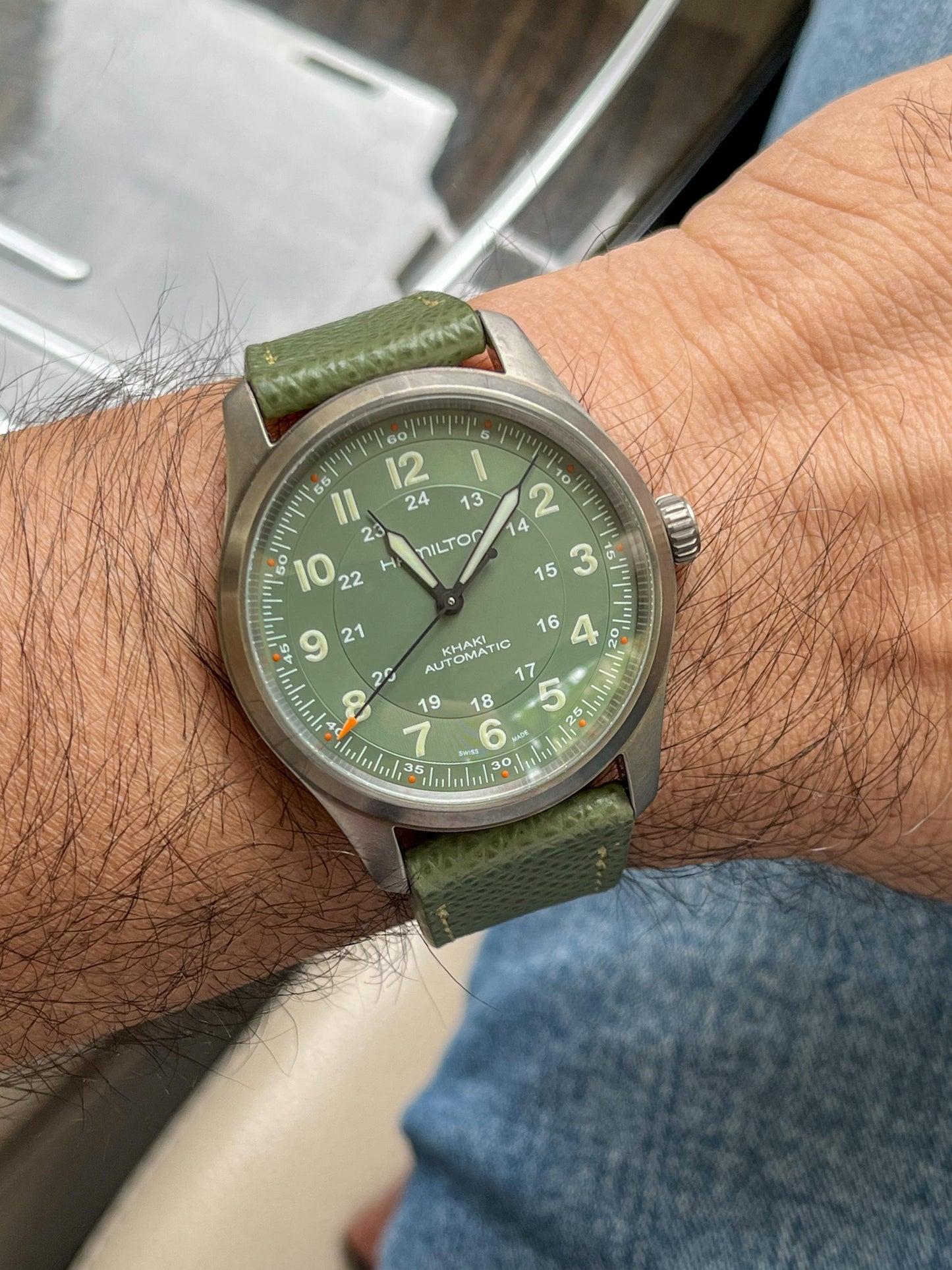 Preloved Hamilton Khaki field Titanium H70205860