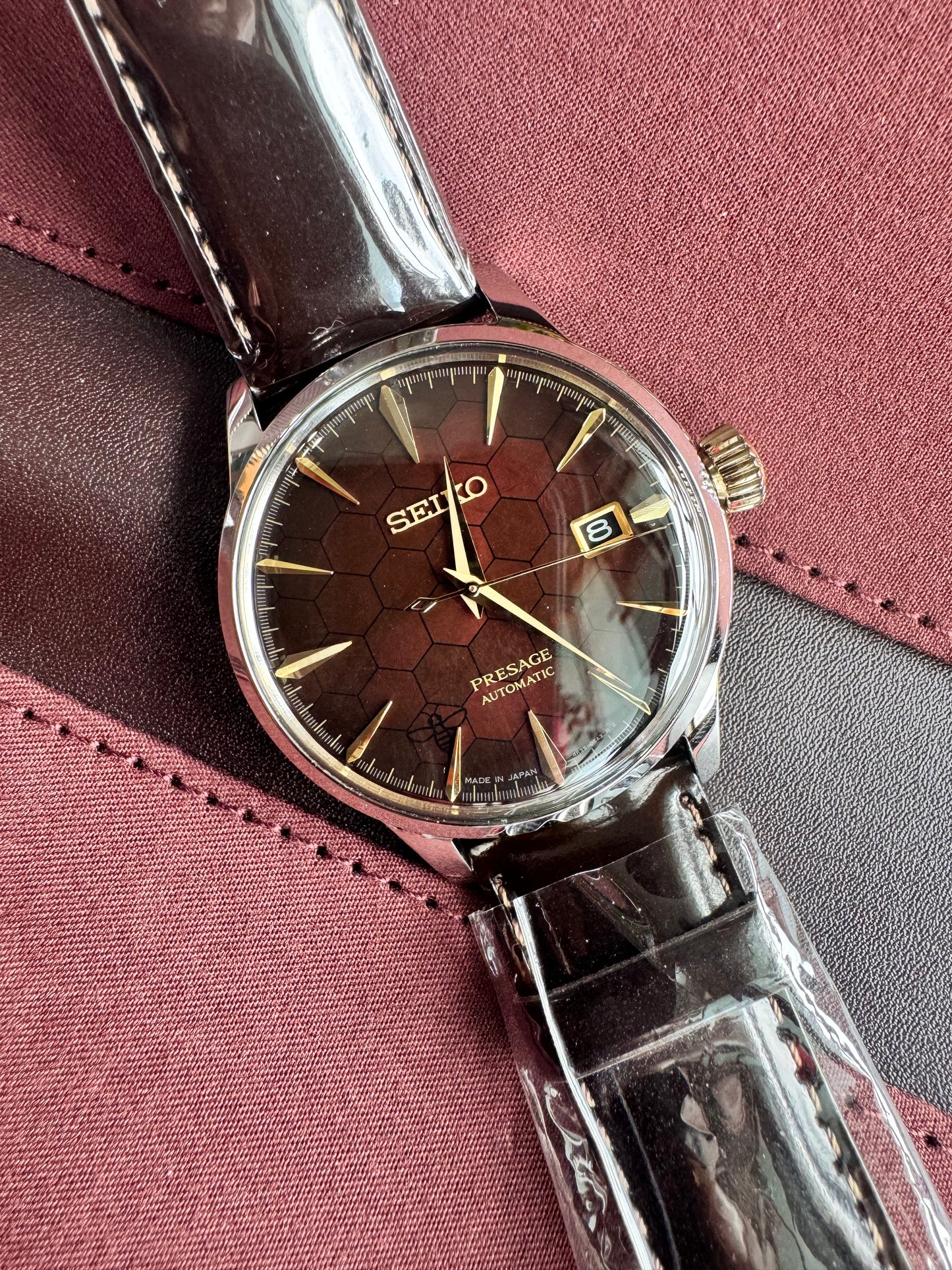 Brand New SEIKO Presage Cocktail Time 'Pomegranate Honey' SRPL21J1 70th anniversary of Seiko in Taiwan