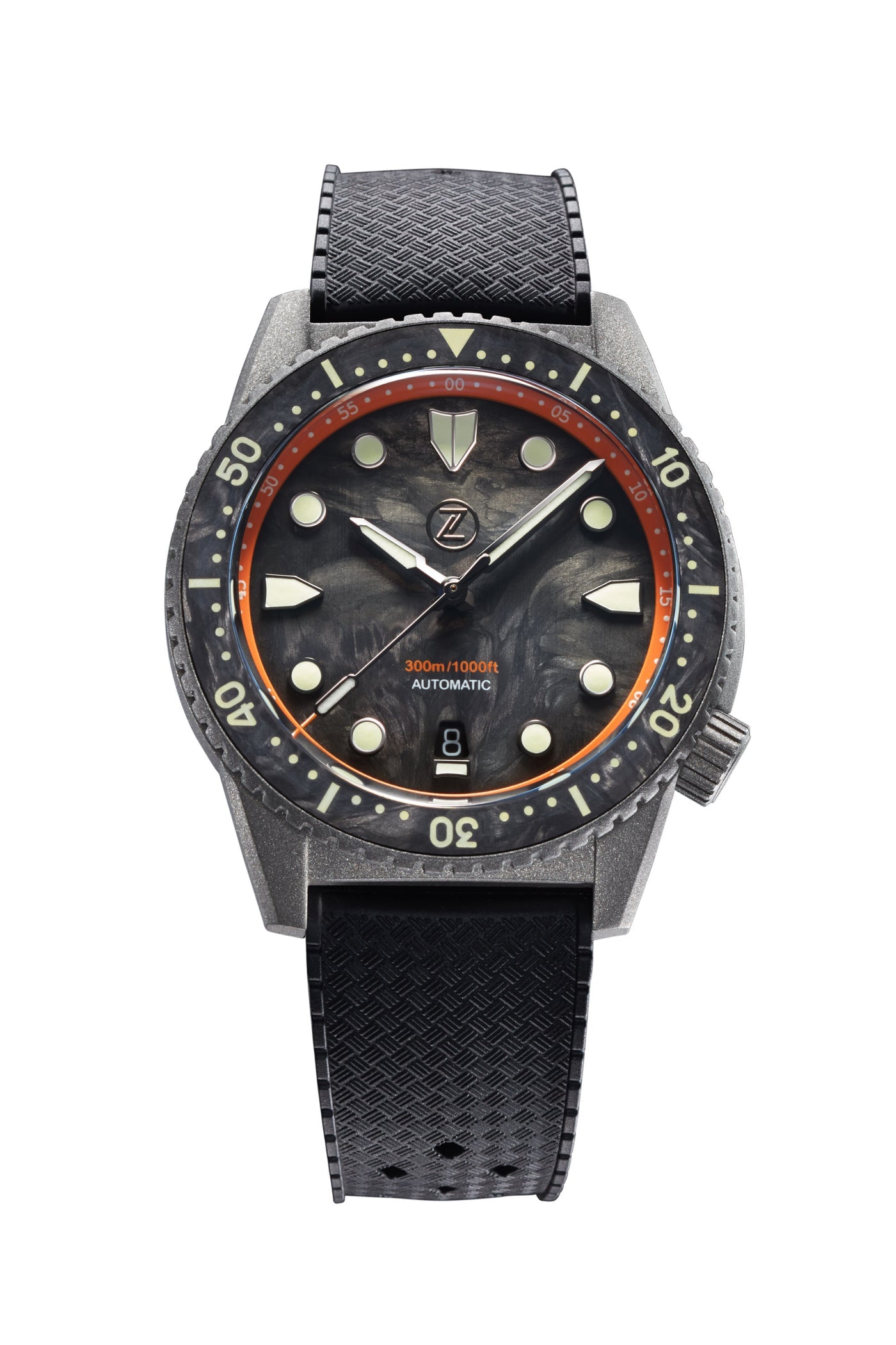 Zelos Mako 300m Diver 'Cerakote Carbon'