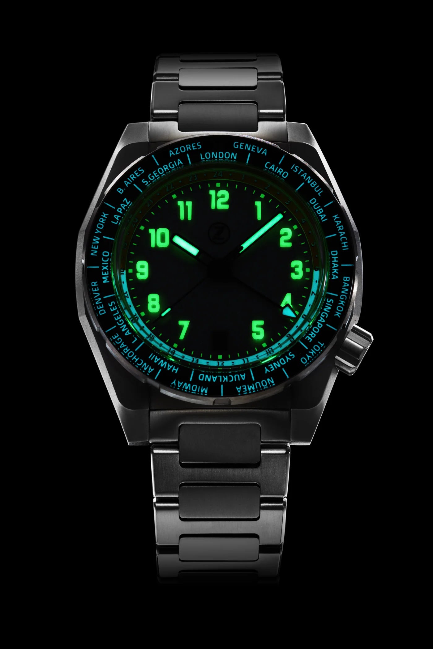 Zelos Thresher Worldtimer-Aventurine