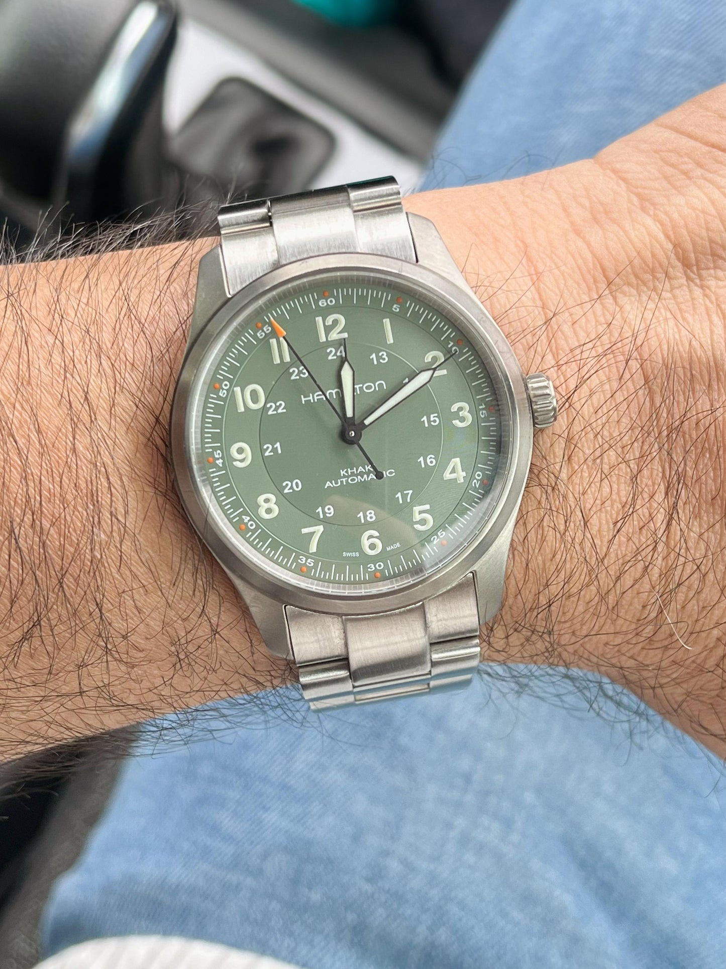 Preloved Hamilton Khaki field Titanium H70205860