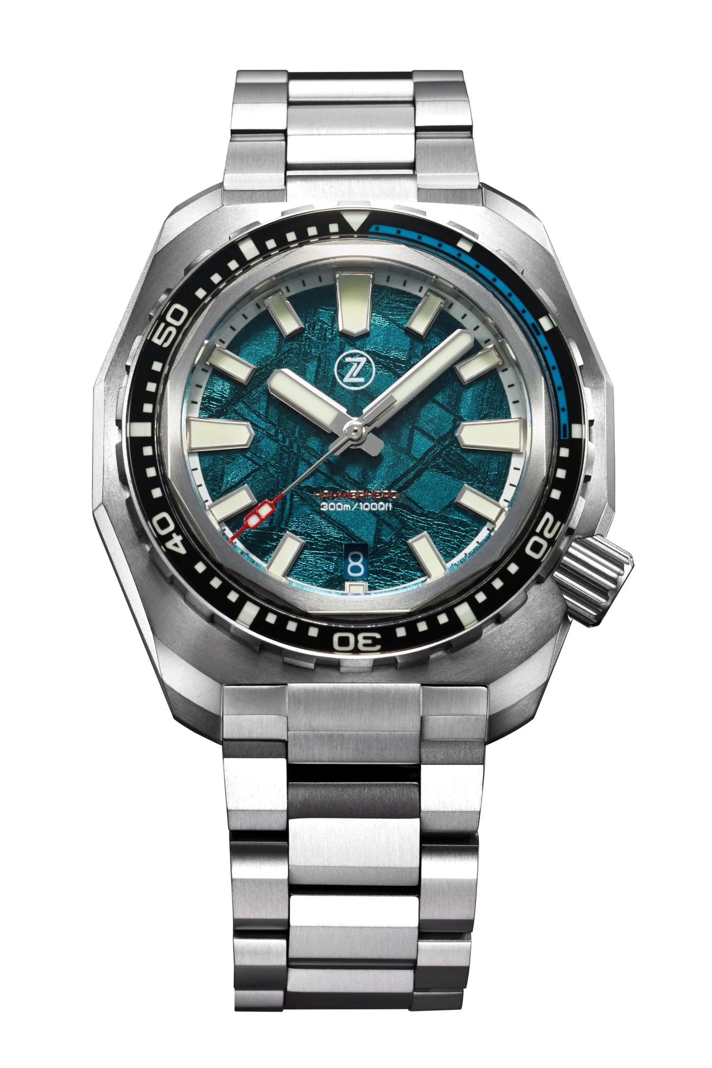 Zelos HAMMERHEAD V3 300M TI 'TEAL METEORITE'