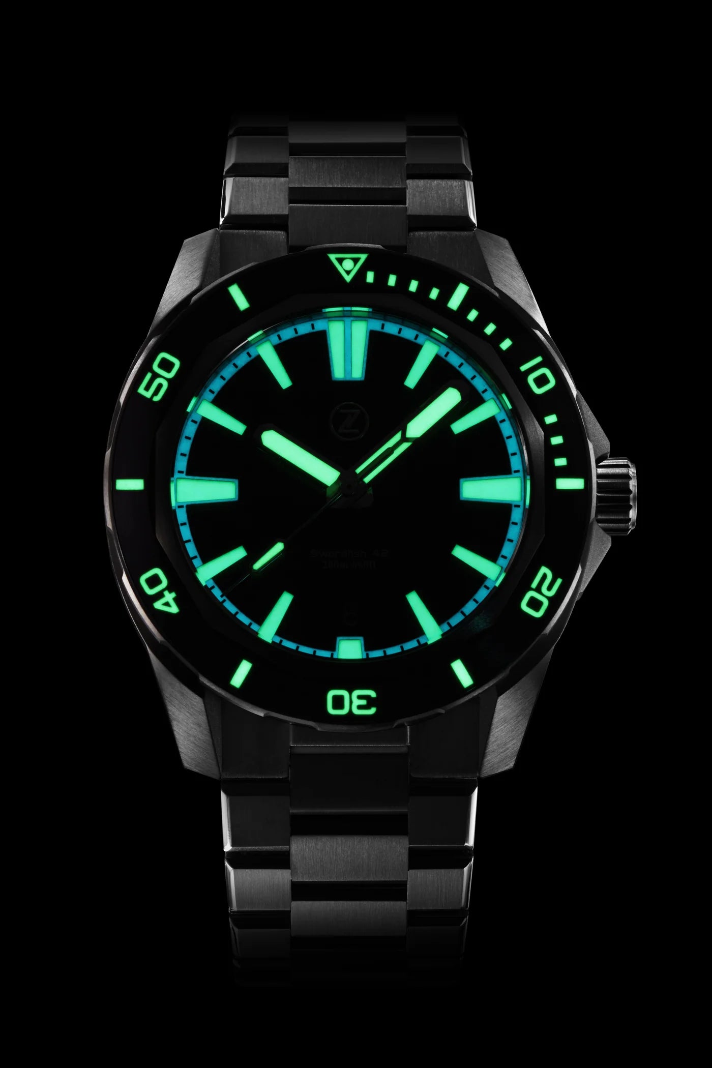 Zelos Swordfish 42mm Titanium “Blood Moon”