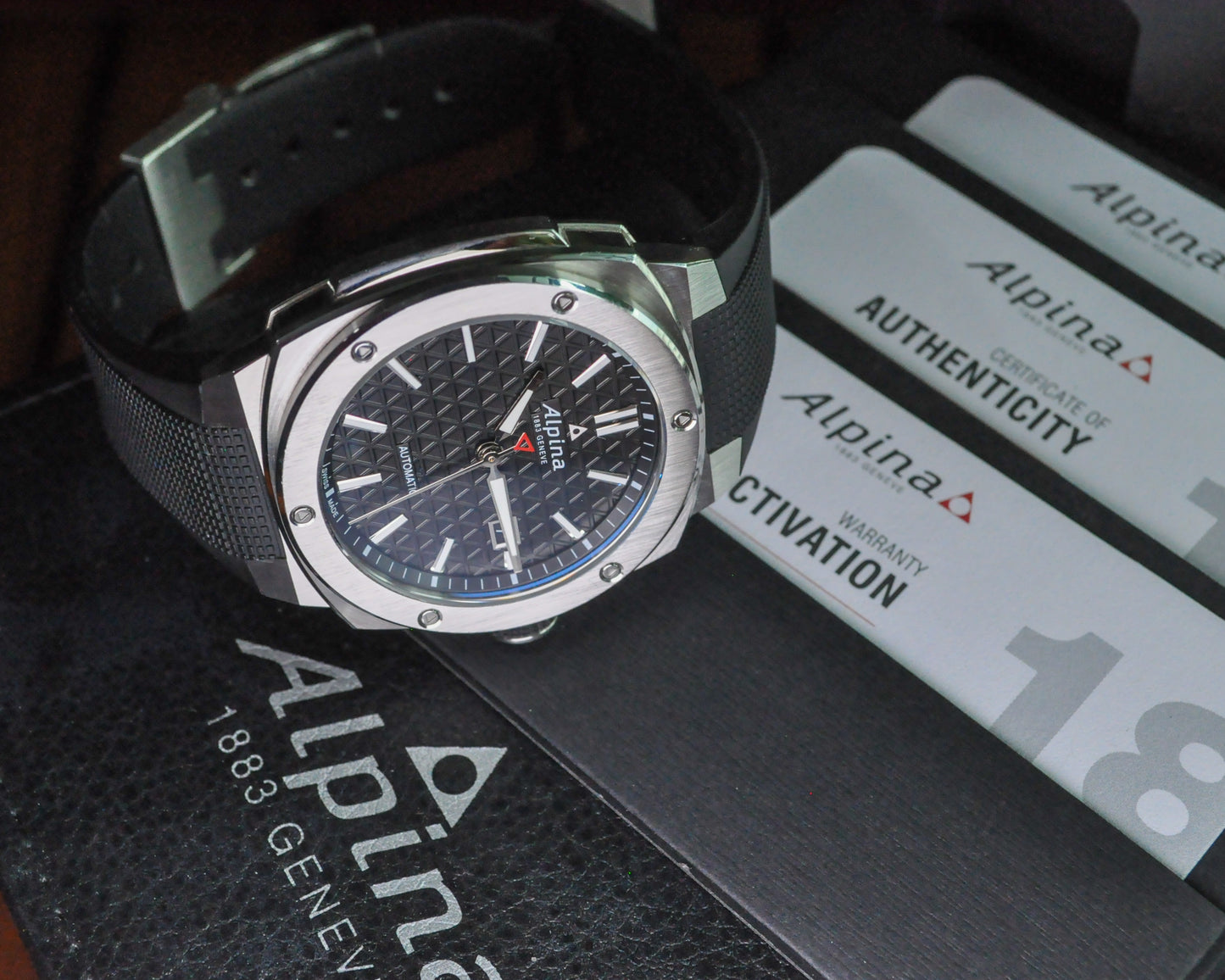 Alpina Alpiner Extreme 41mm Black Rubber