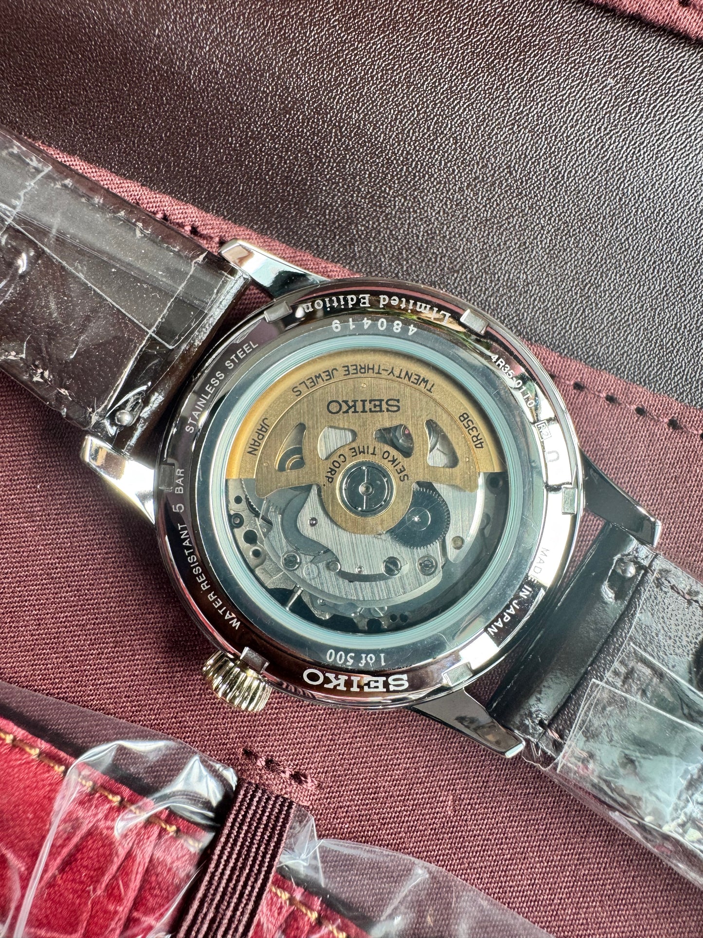 Brand New SEIKO Presage Cocktail Time 'Pomegranate Honey' SRPL21J1 70th anniversary of Seiko in Taiwan