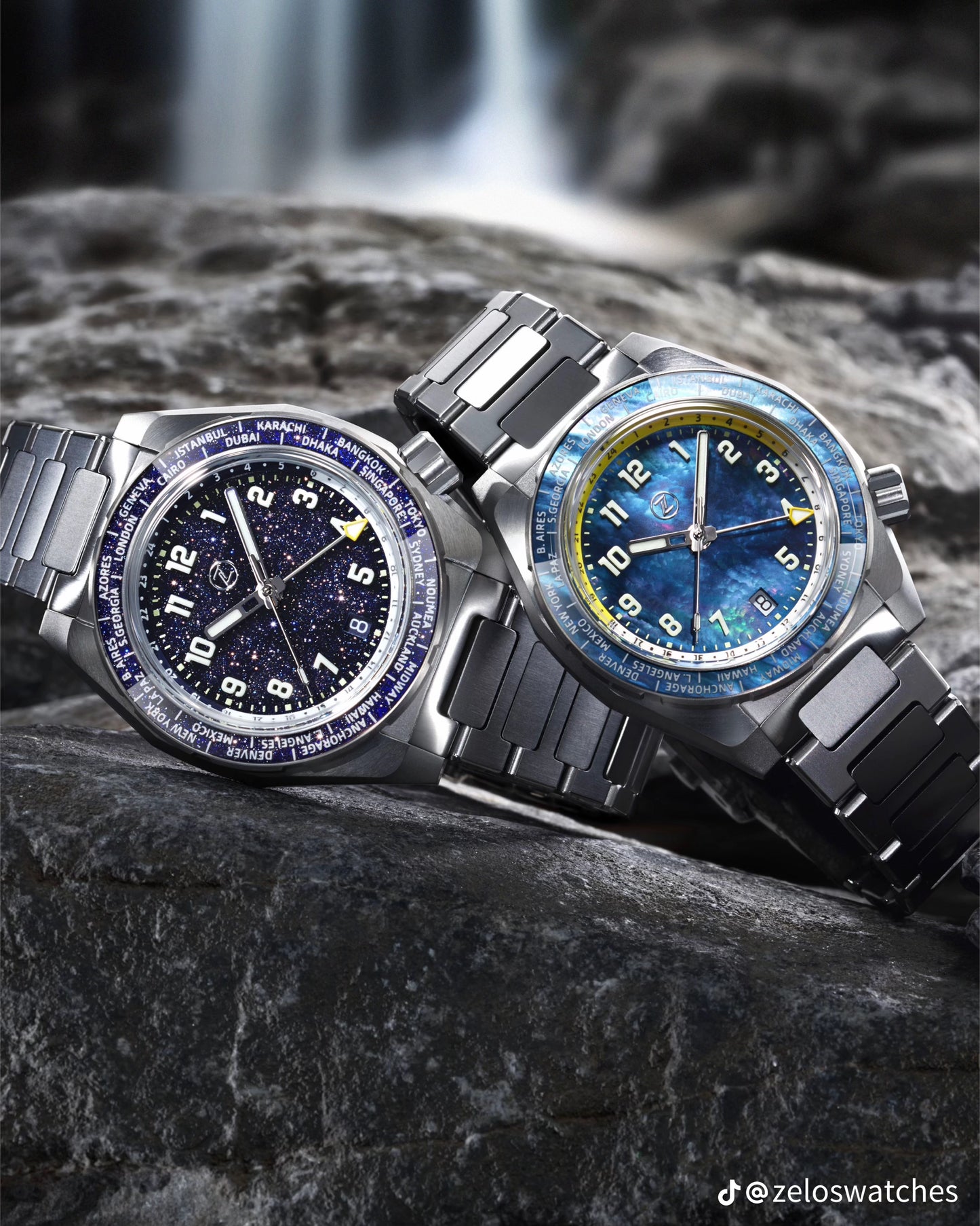 Zelos Thresher Worldtimer-Aventurine