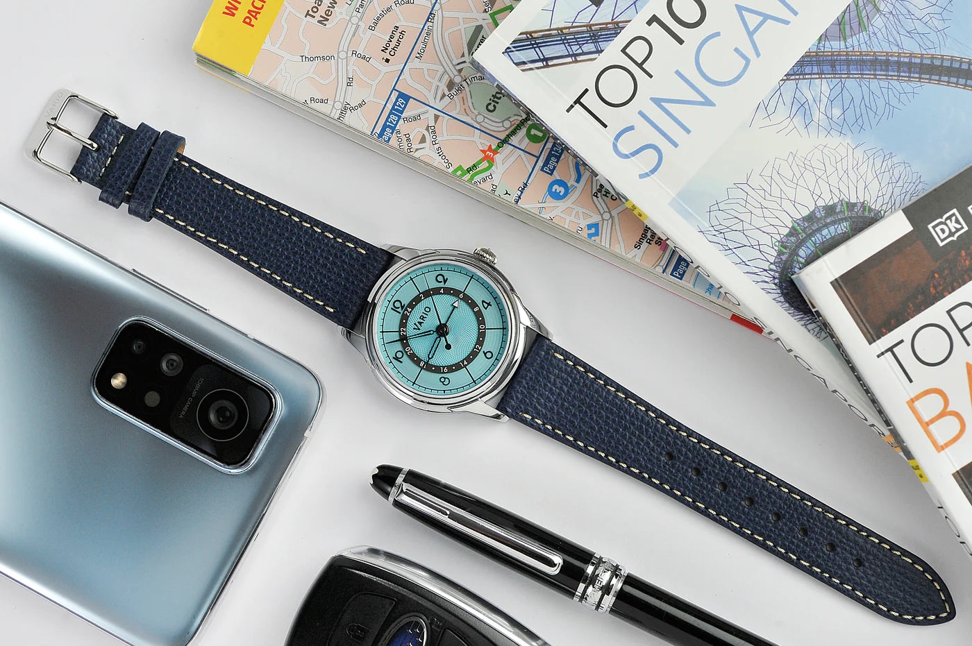 Vario Empire Seasons True GMT Summer Blue Automatic Dress Watch