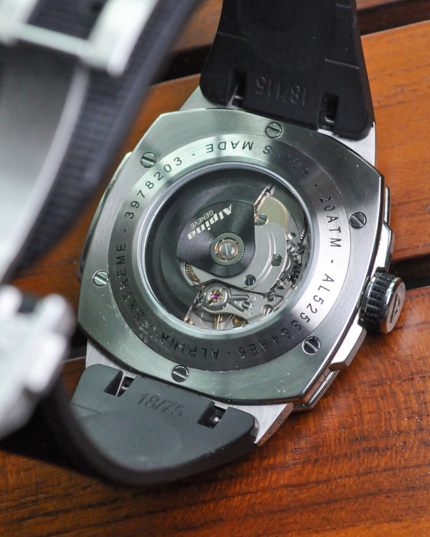 Alpina Alpiner Extreme 41mm Black Rubber
