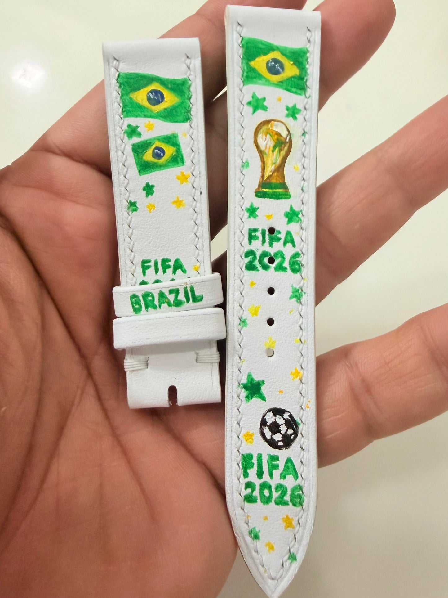 FIFA World Cup 2026 hand painted 20mm straps