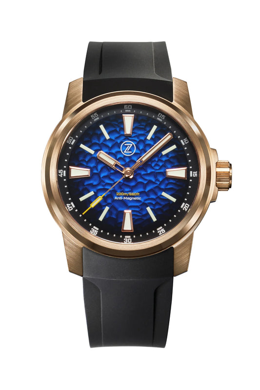 Zelos Aurora Field 38mm “Hammered Blue” Launch Price