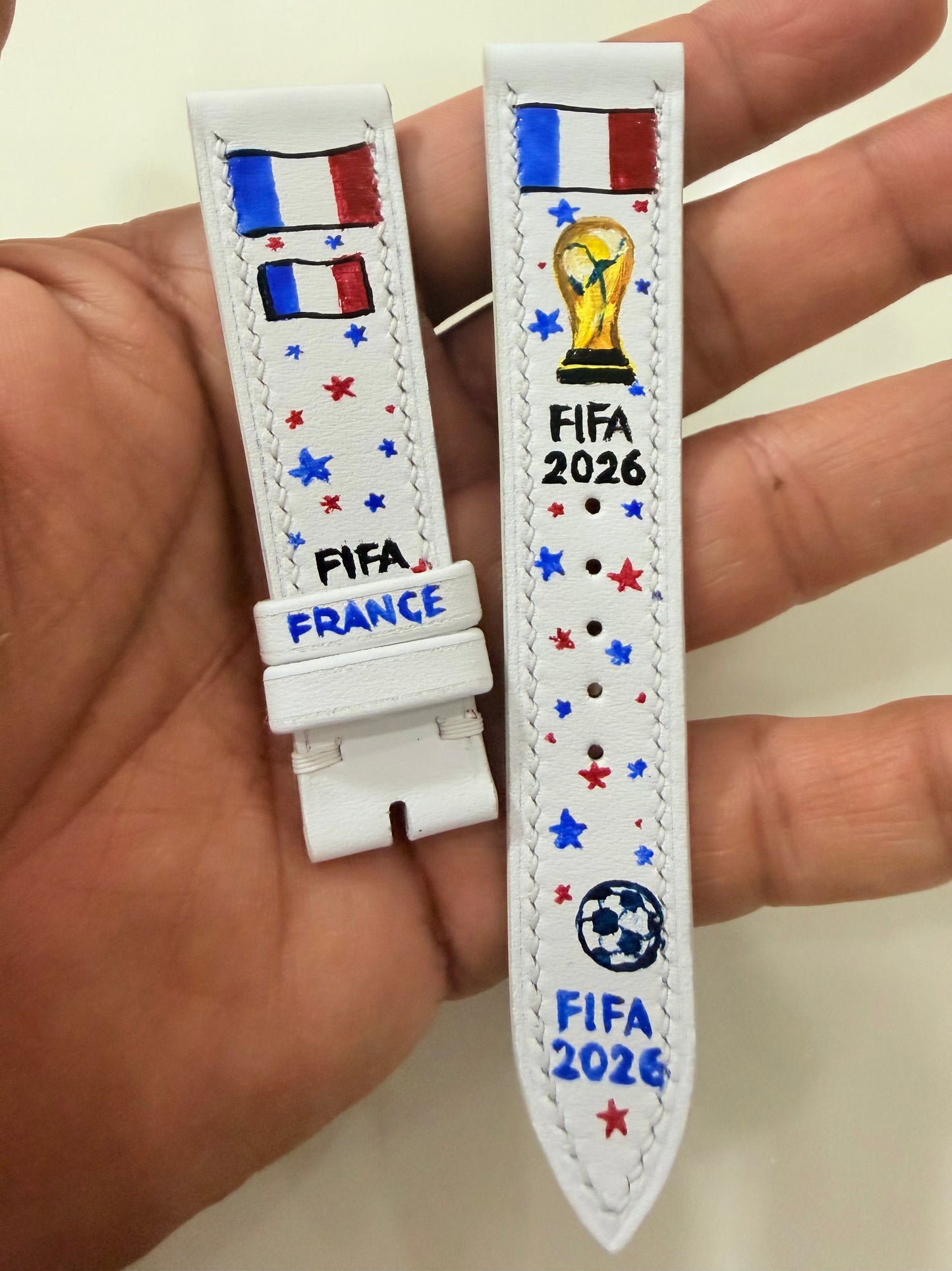 FIFA World Cup 2026 hand painted 20mm straps