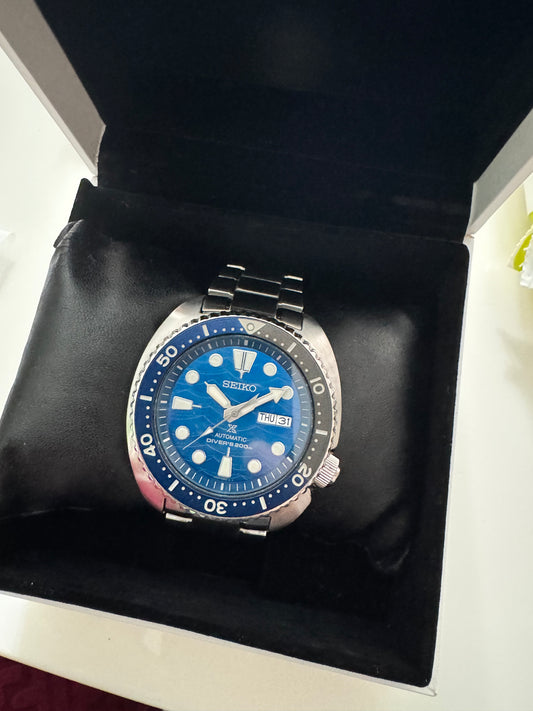 Preloved Seiko turtle save the ocean special edition