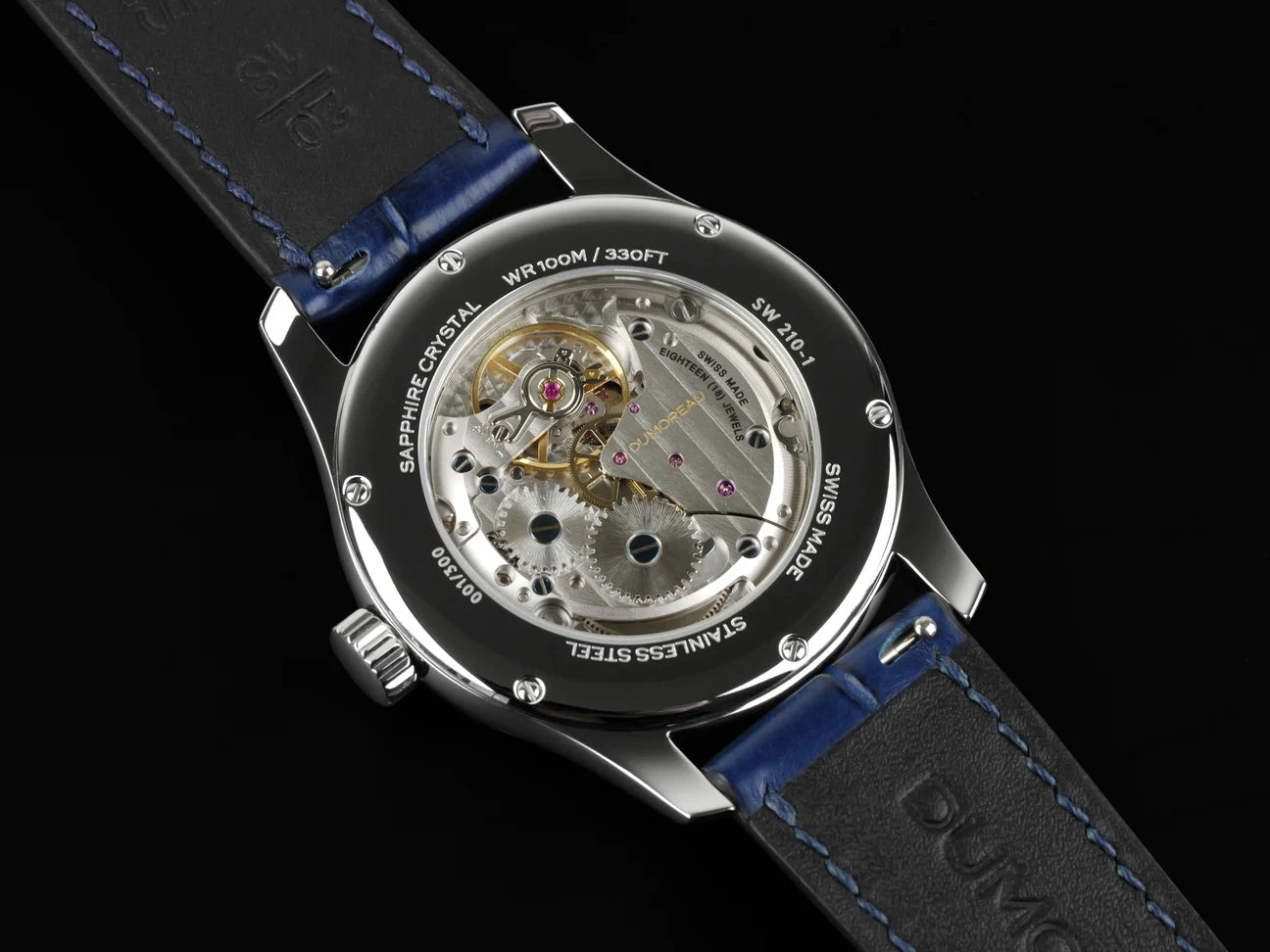 Dumoreau DM02 Roman Indices in Royal Blue Dial