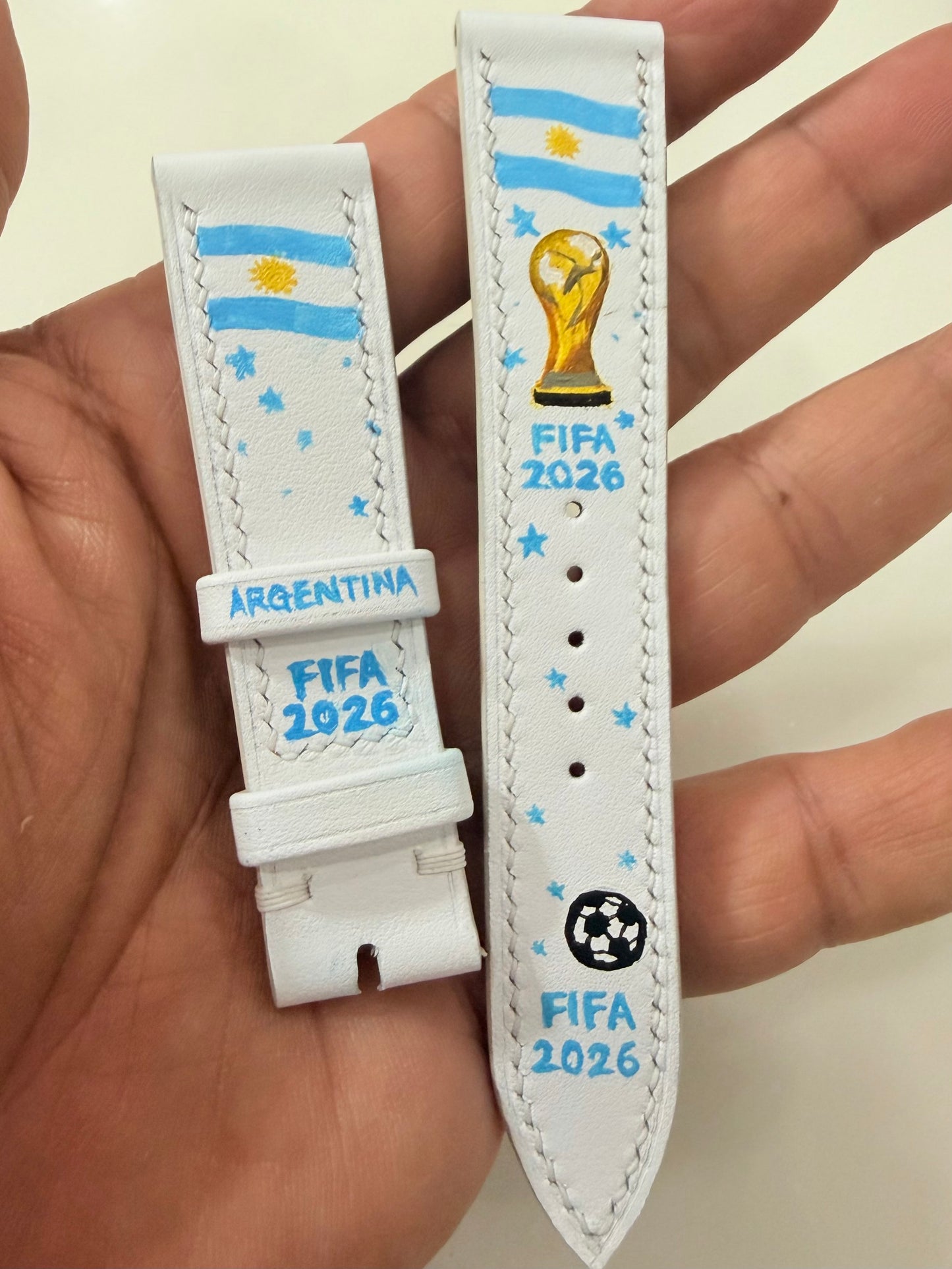FIFA World Cup 2026 hand painted 20mm straps