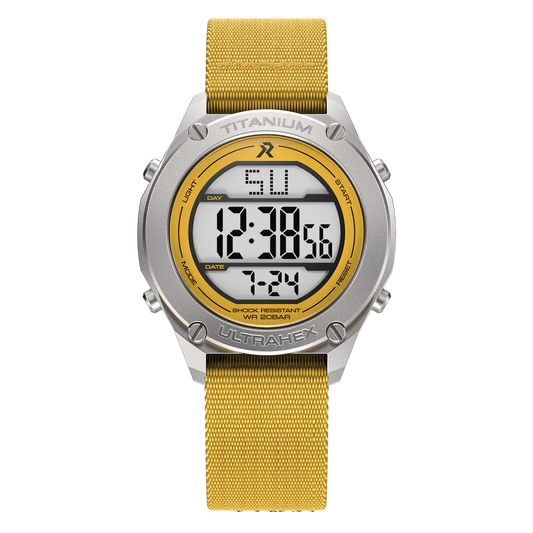 RZE UTD-8000-MY on Yellow Elastic Strap