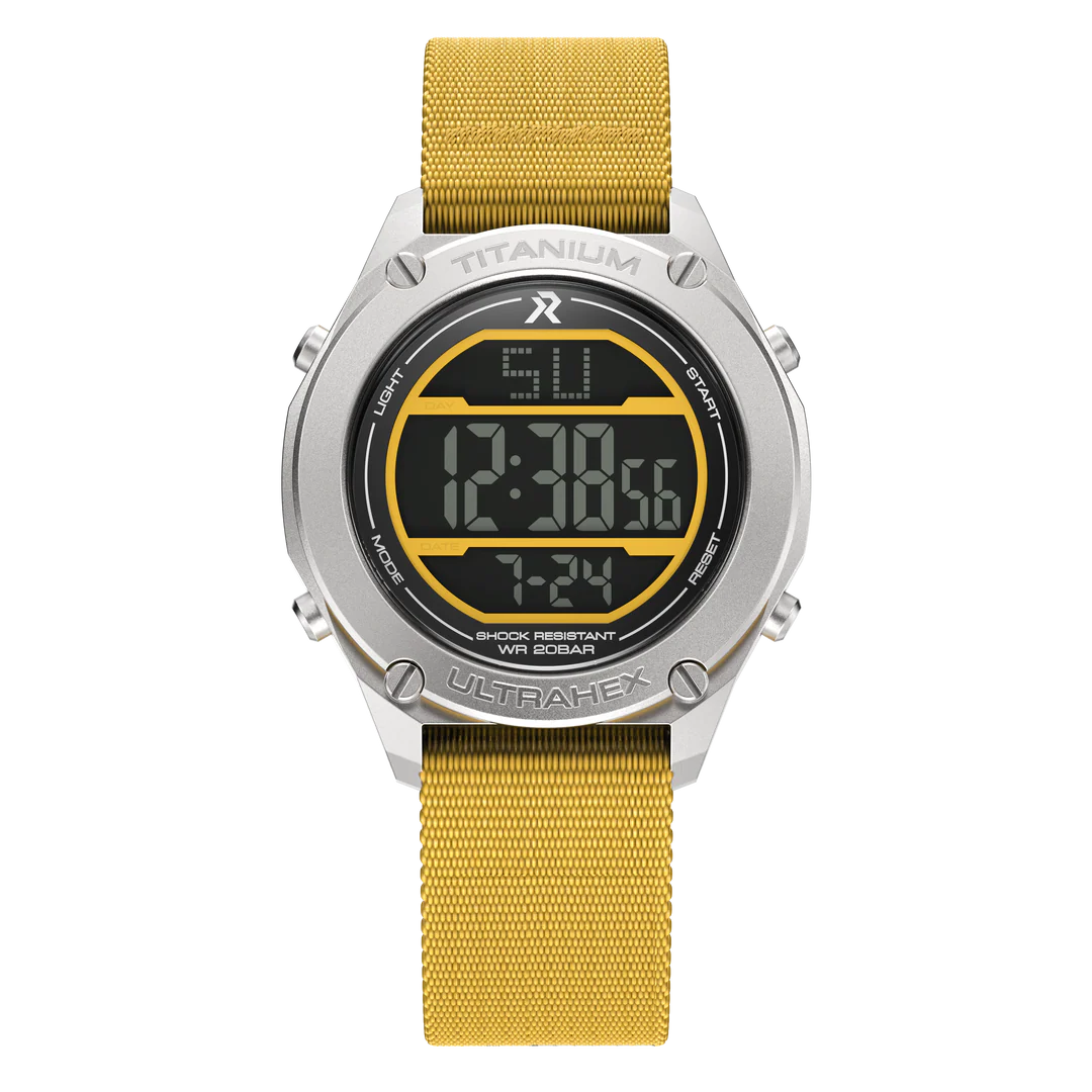RZE UTD-8000-MYN on Yellow Elastic Strap