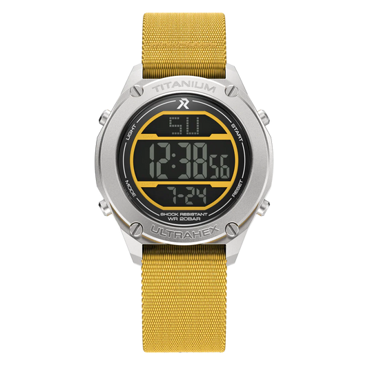 RZE UTD-8000-MYN on Yellow Elastic Strap