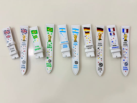 FIFA World Cup 2026 hand painted 20mm straps