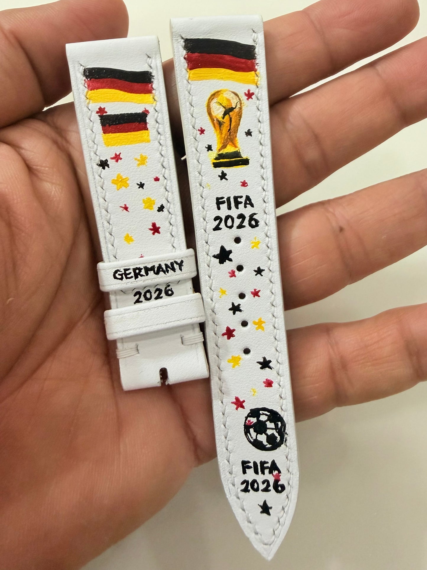 FIFA World Cup 2026 hand painted 20mm straps