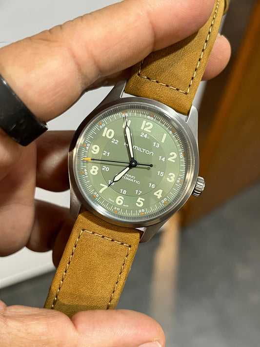 Preloved Hamilton Khaki field Titanium H70205860