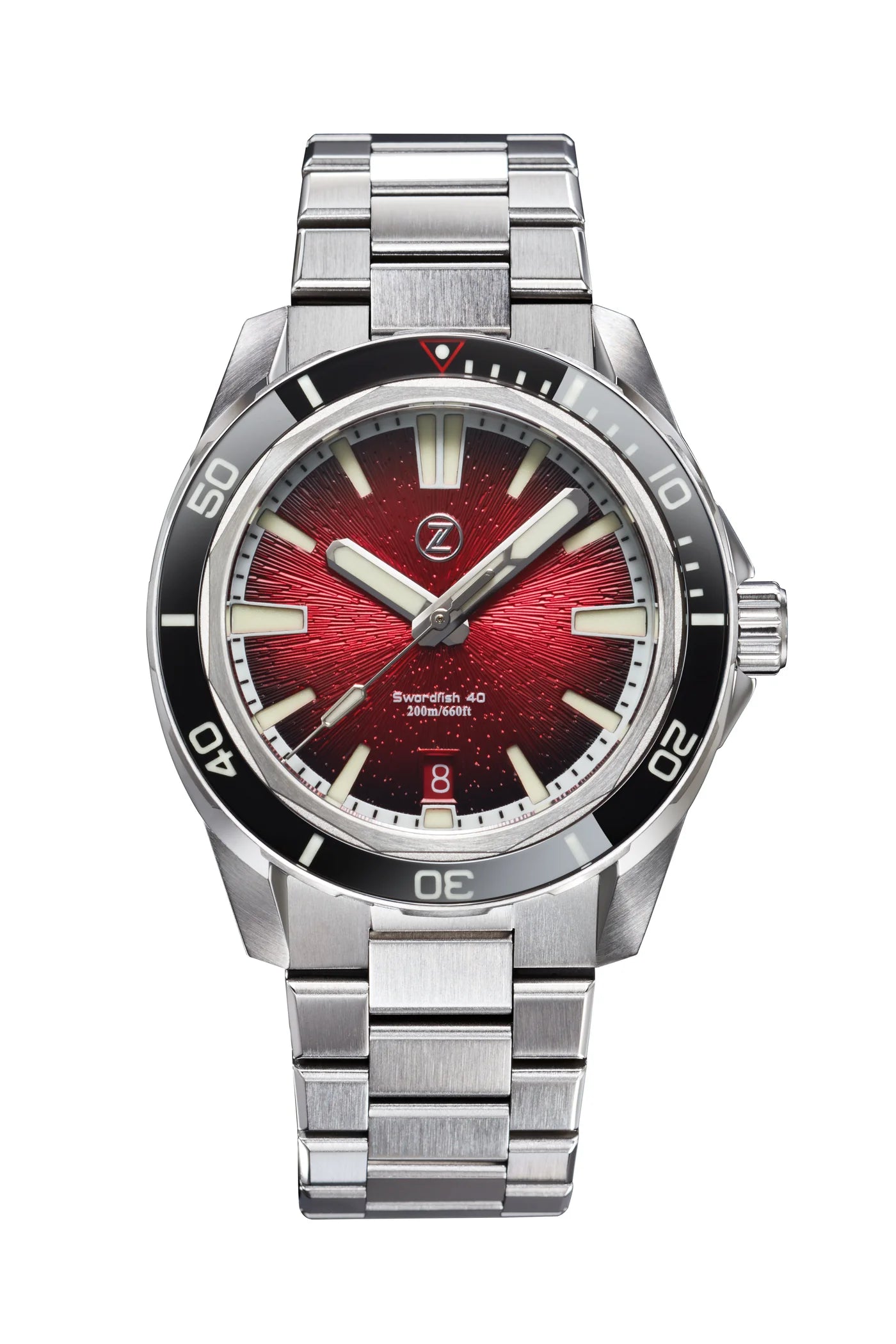 Zelos Swordfish 40mm Crimson Red