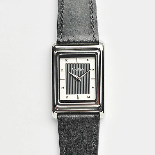 Vario VERSA Reversible Single Time White Tuxedo Automatic Watch