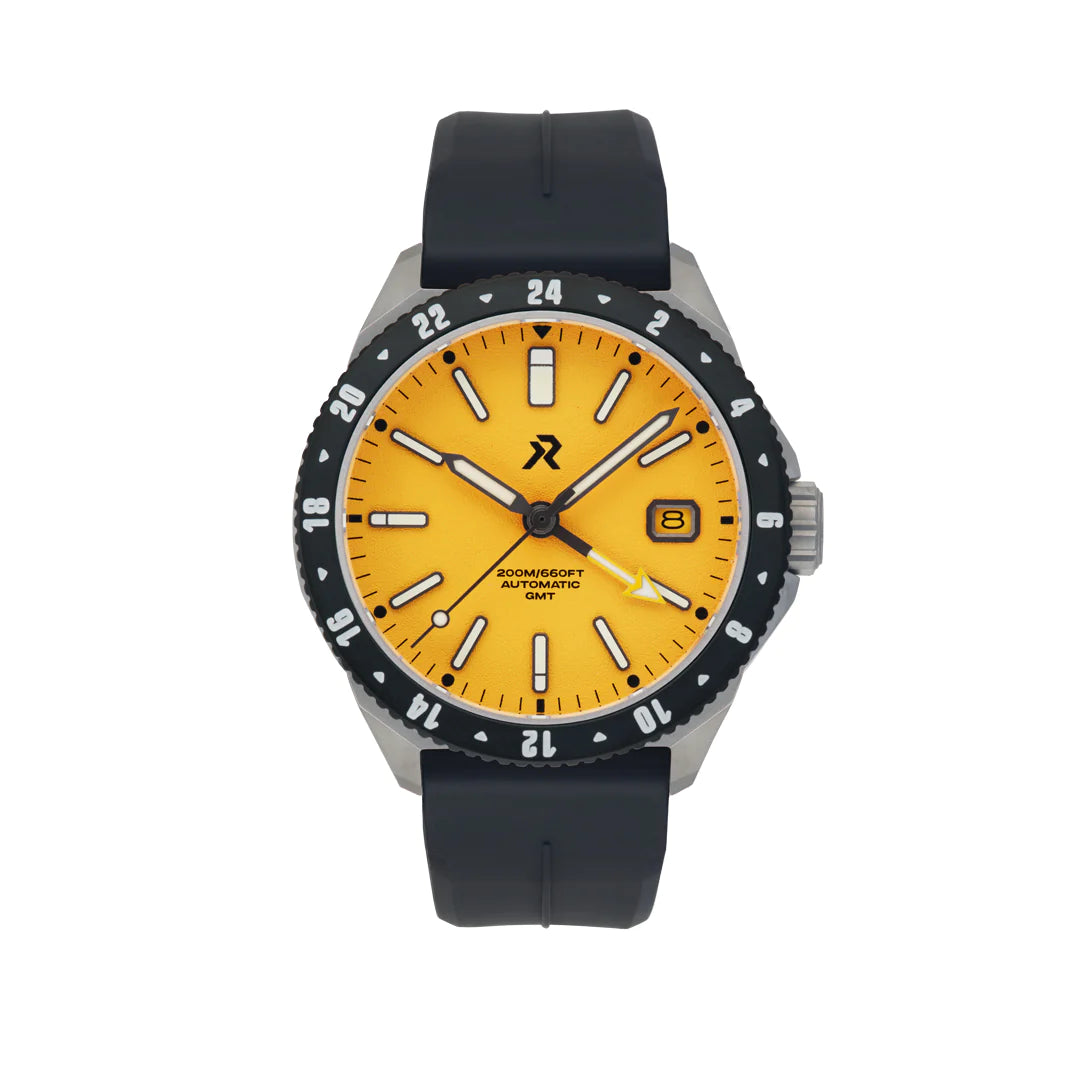 Rze Ascentus GMT- Medallion Yellow