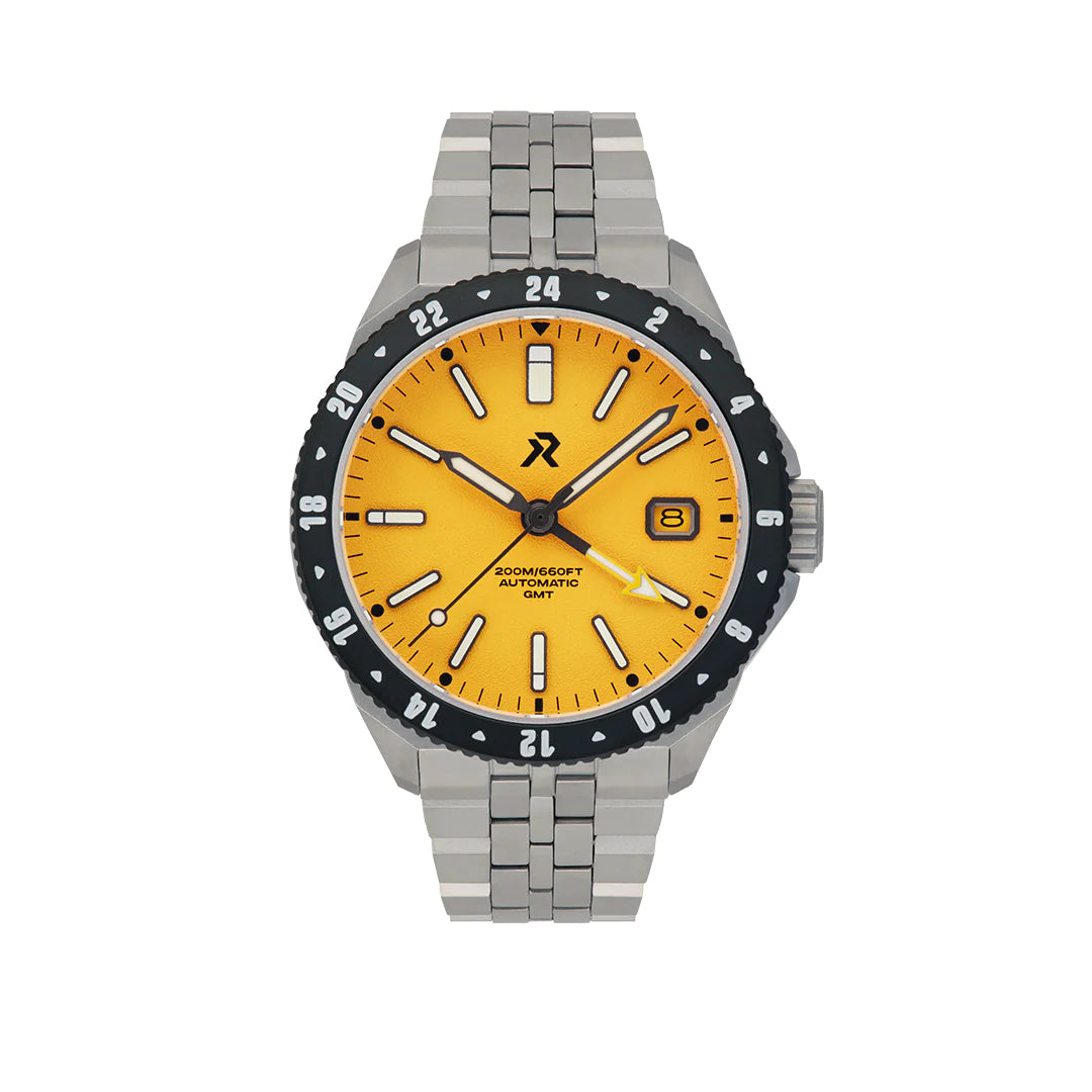 Rze Ascentus GMT- Medallion Yellow