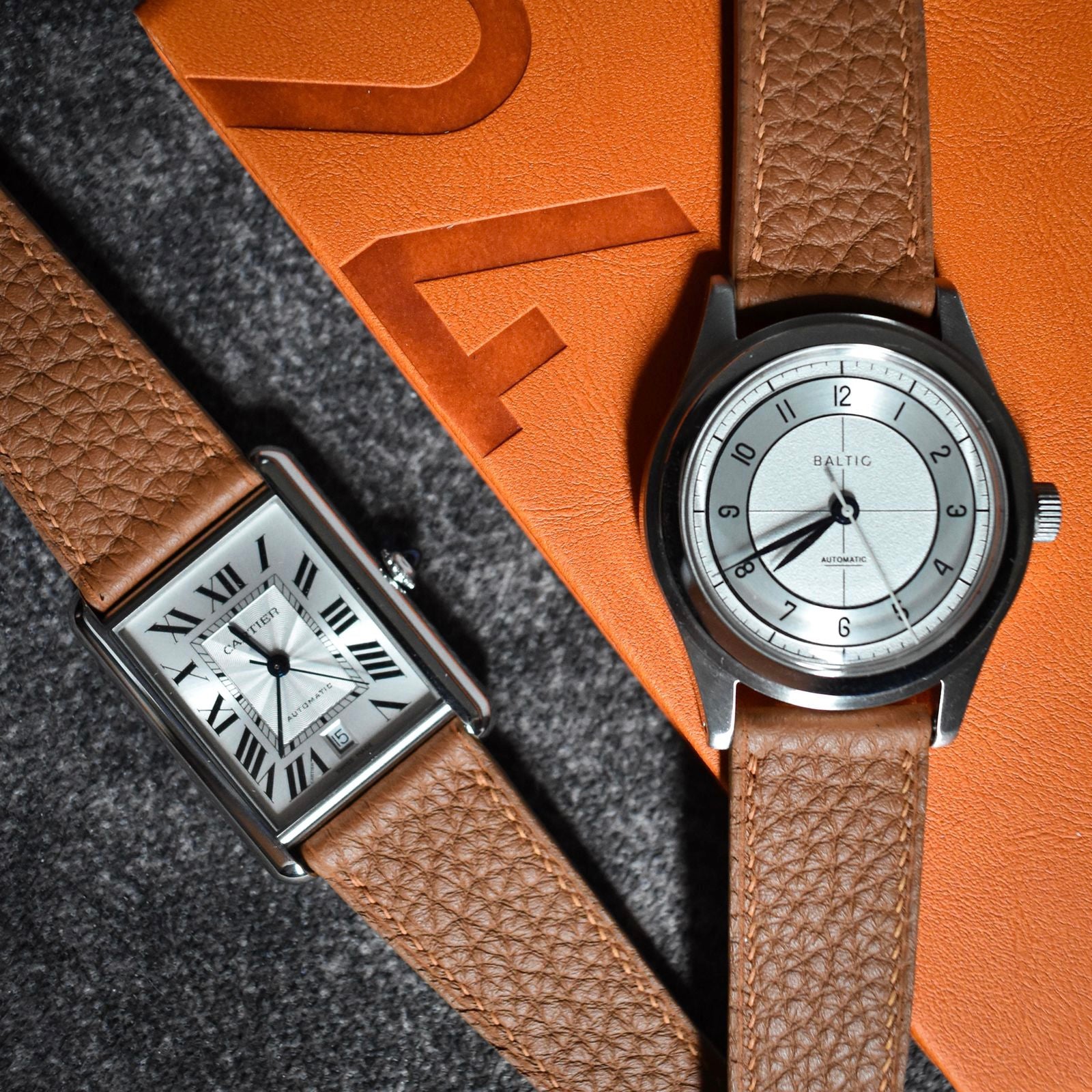 Premium Togo Leather Strap